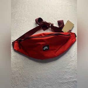 nike bum bag red